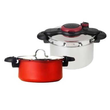زودپز 7.5 لیتری تفال مدل TEFAL CLIPSO MINUT SET