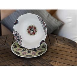 سرویس پذیرایی 2 پارچه چینی مقصود مدل نیلوفری