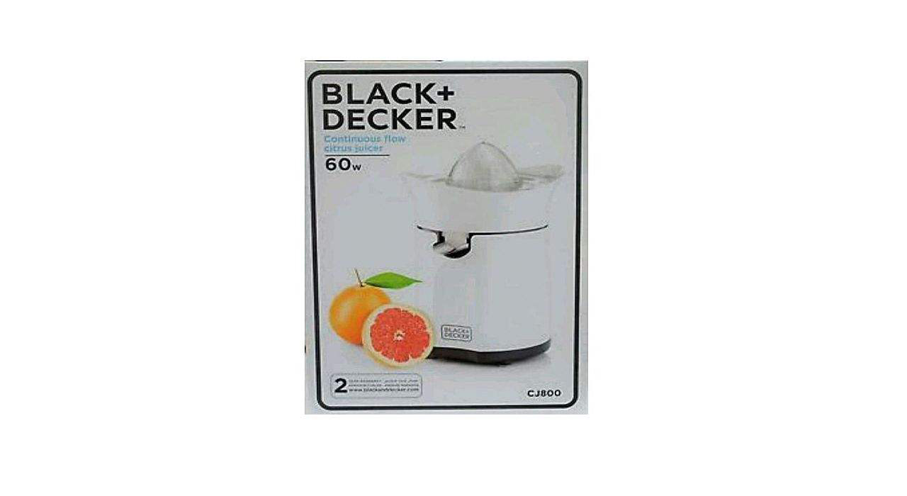 Black & Decker CJ800 60W Continuous Citrus Juicer