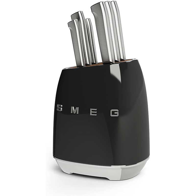 سرویس چاقو 7 پارچه اسمگ مدل SMEG KBSF01BL