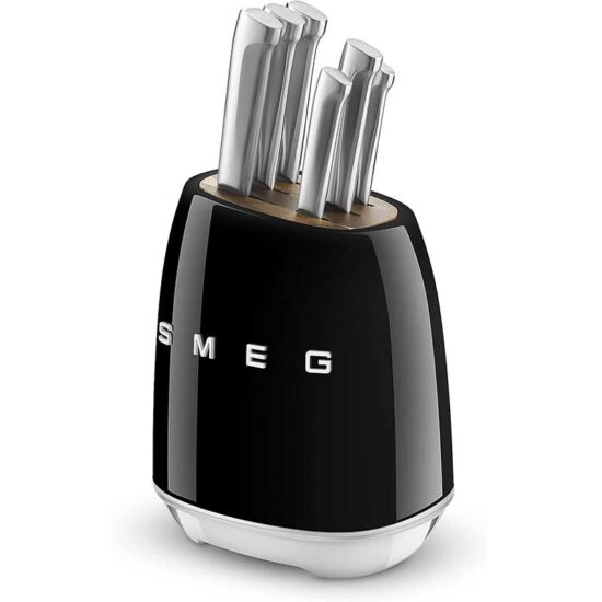 سرویس چاقو 7 پارچه اسمگ مدل SMEG KBSF01BL