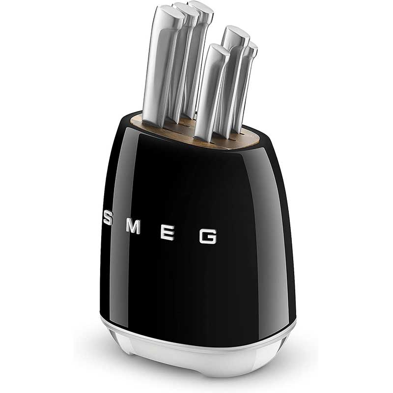 سرویس چاقو 7 پارچه اسمگ مدل SMEG KBSF01BL
