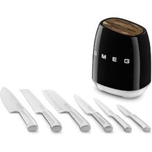 سرویس چاقو 7 پارچه اسمگ مدل SMEG KBSF01BL
