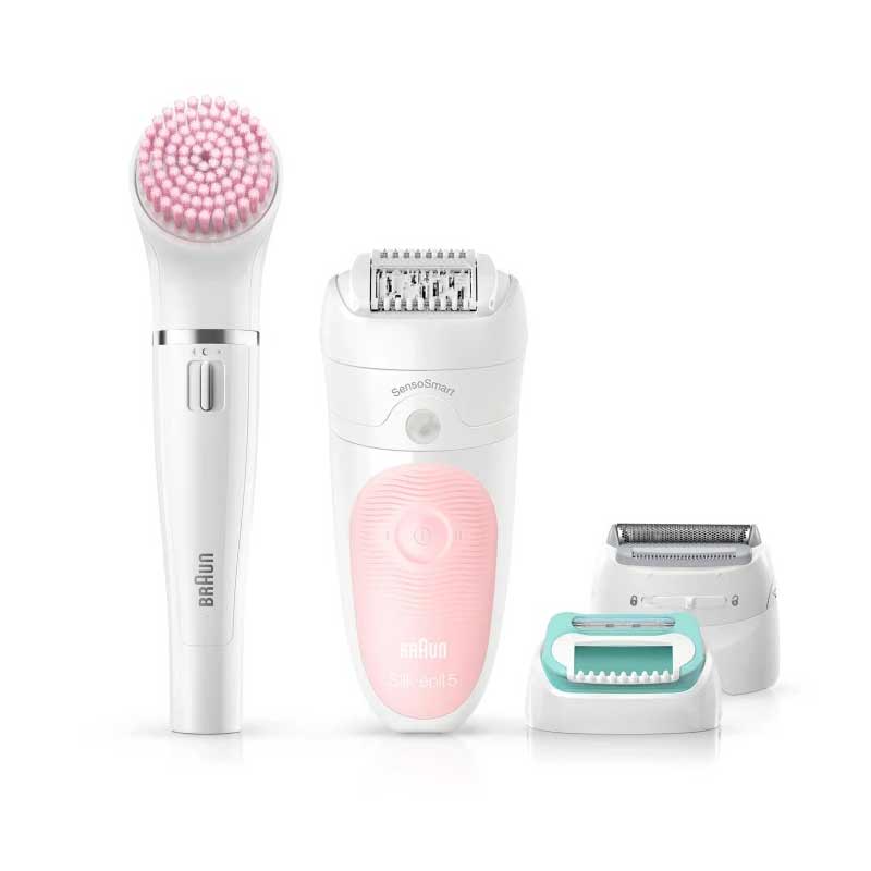 اپیلاتور و برس پاک کننده صورت براون مدل BRAUN SES 5875