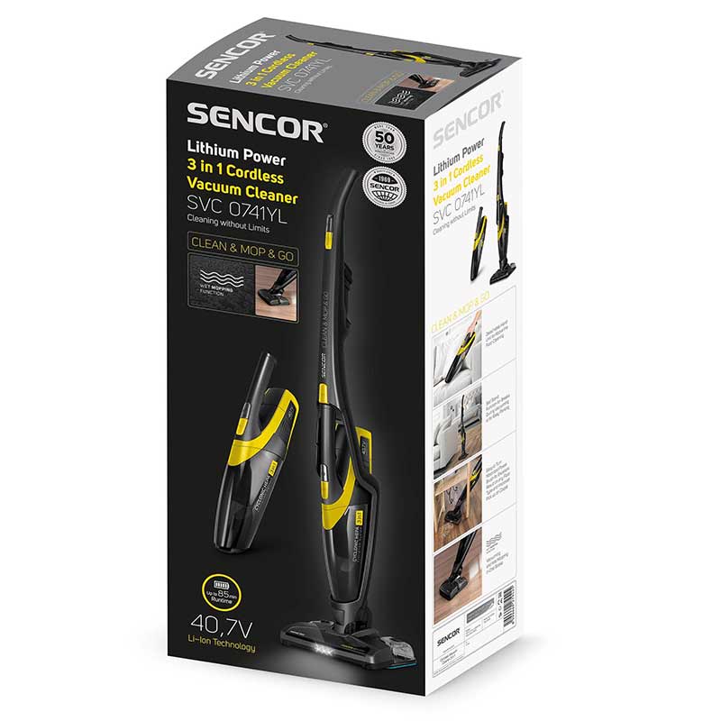 جاروشارژی سنکور مدل SENCOR SVC 0741YL