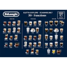 اسپرسوساز دلونگی مدل DELONGHI ECAM 450.68.T