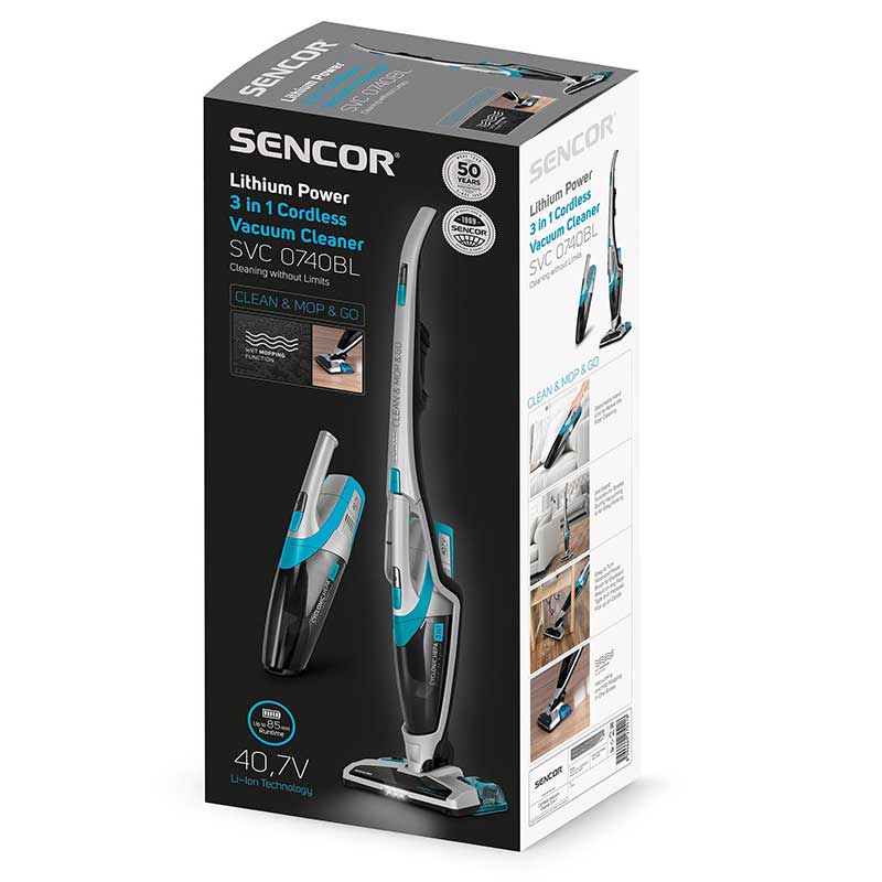جاروشارژی سنکور مدل SENCOR SVC 0740BL