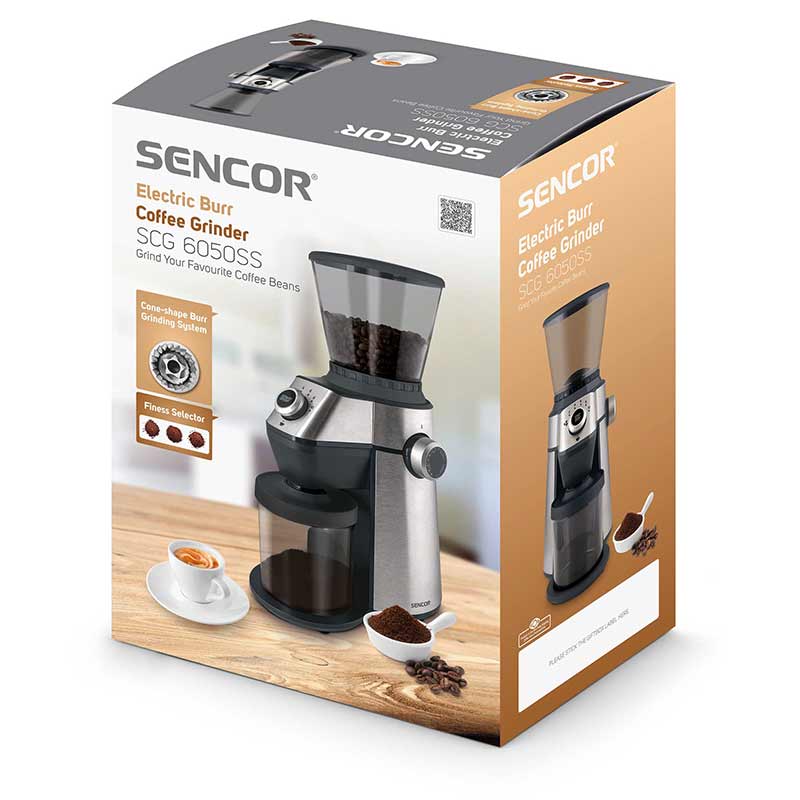 آسیاب قهوه سنکور مدل SENCOR SCG 6050SS