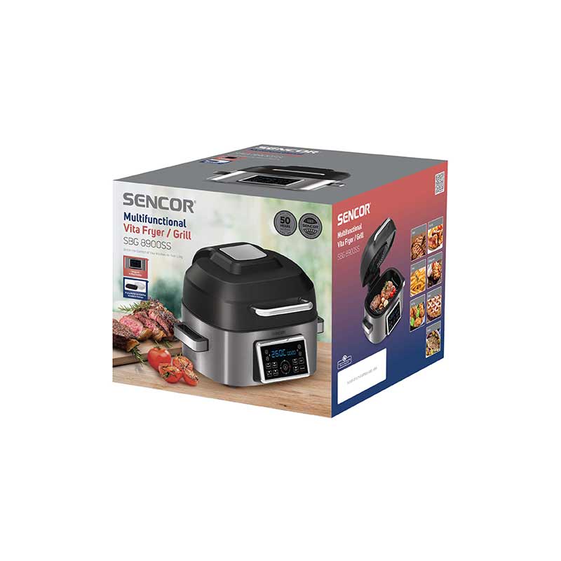 سرخ کن و گریل سنکور مدل SENCOR SBG 8900SS