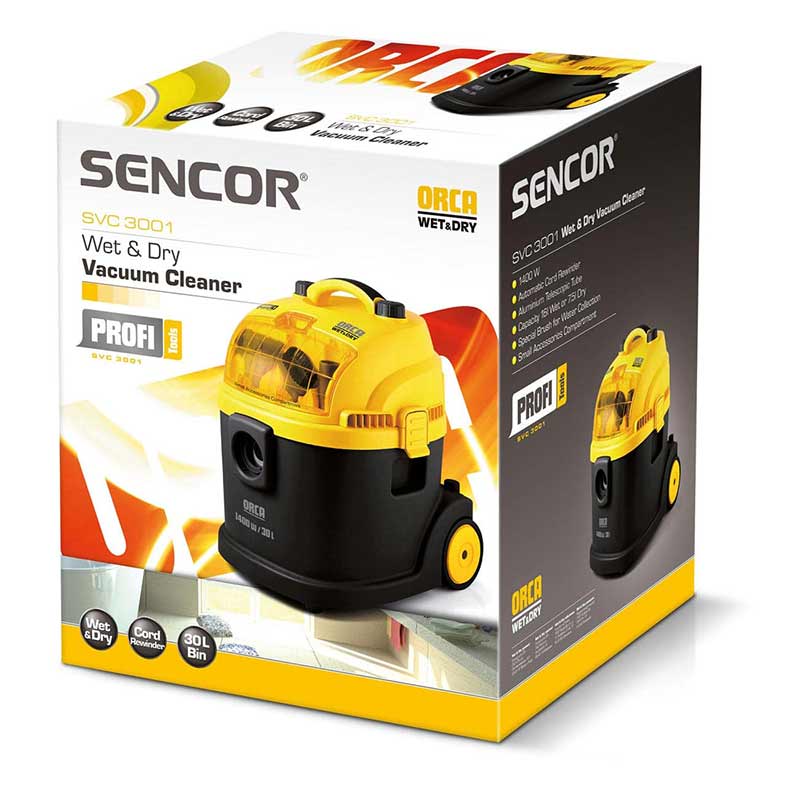 جاروبرقی سطلی سنکور مدل SENCOR SVC 3001