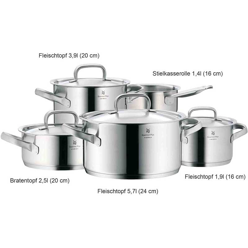 سرویس قابلمه 9 پارچه دبلیو ام اف مدل WMF GOURMET PLUS