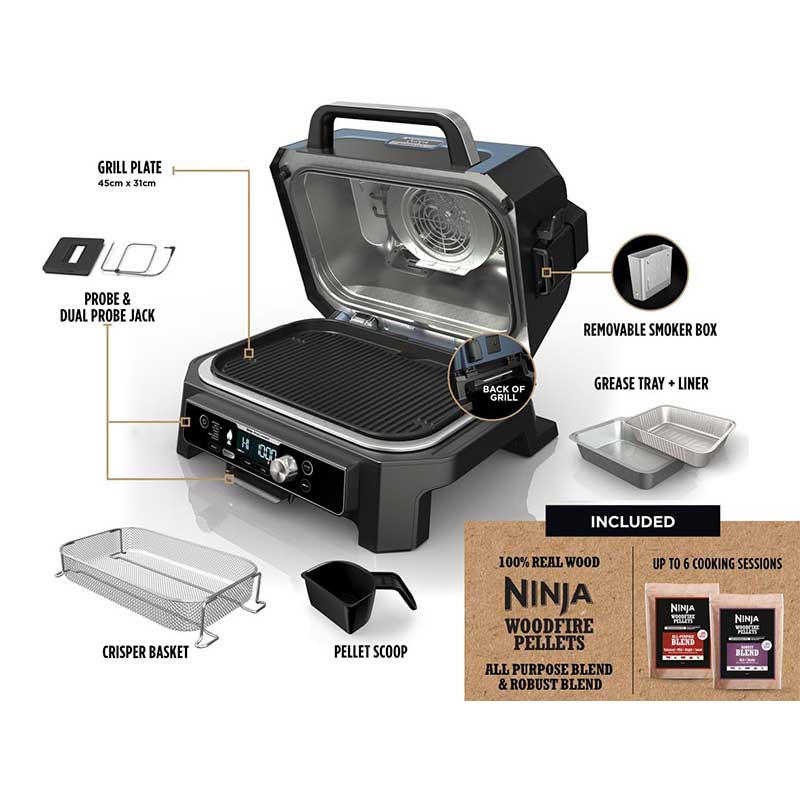 گریل باربیکیو برقی نینجا مدل NINJA OG901