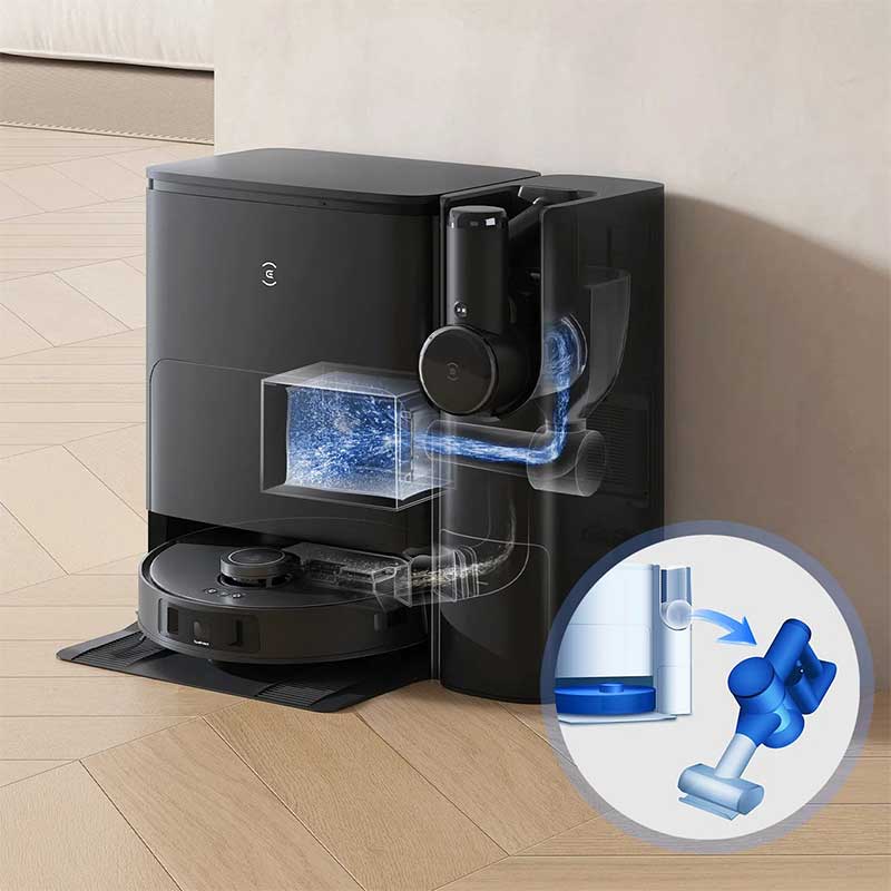 جاروبرقی رباتیک اکووکس مدل ECOVACS DEEBOT T30S COMBO